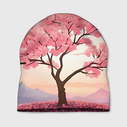 Шапка Вишневое дерево в полном цвету, цвет: 3D-принт