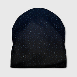 Шапка Абстрактный сине-чёрный ночной, цвет: 3D-принт