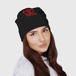Шапка Toyota red logo, цвет: 3D-принт — фото 2