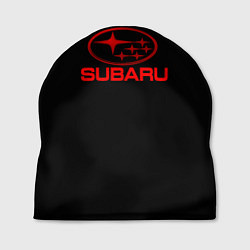 Шапка Subaru red logo