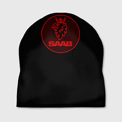 Шапка Saab red logo, цвет: 3D-принт