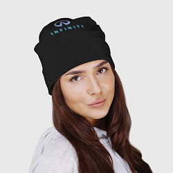 Шапка Infiniti logo neon, цвет: 3D-принт — фото 2
