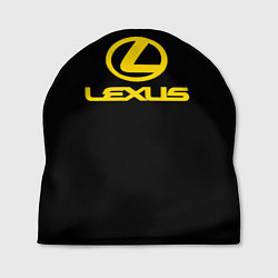 Шапка Lexus yellow logo, цвет: 3D-принт