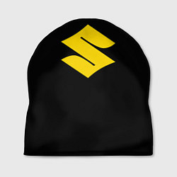 Шапка Suzuki logo yellow, цвет: 3D-принт