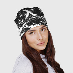 Шапка Half life краски белые игра, цвет: 3D-принт — фото 2