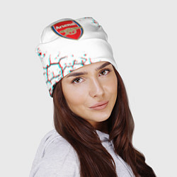 Шапка Arsenal fc текстура, цвет: 3D-принт — фото 2
