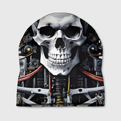 Шапка Cyber skull - ai art, цвет: 3D-принт