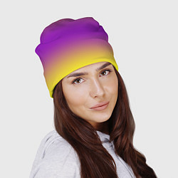 Шапка Градиент текстура абстракция, цвет: 3D-принт — фото 2