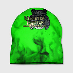 Шапка Monster Hunter fire green