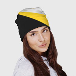 Шапка Мы русские с нами Бог малый желтый КЦК Николай II, цвет: 3D-принт — фото 2