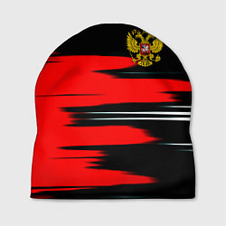 Шапка Россия полосы краски
