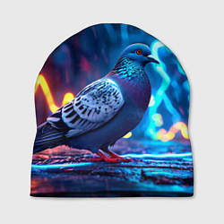 Шапка Голубь и разряды молний, цвет: 3D-принт