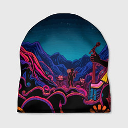 Шапка Psychedelic music art, цвет: 3D-принт