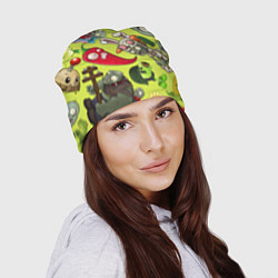 Шапка Растения против зомби с героями, цвет: 3D-принт — фото 2