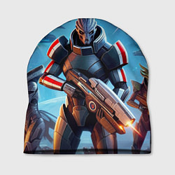 Шапка Mass Effect - space fantasy, цвет: 3D-принт
