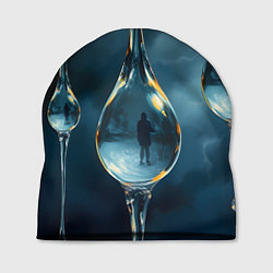 Шапка Люди в каплях, цвет: 3D-принт