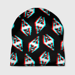 Шапка Skyrim glitch logo patten