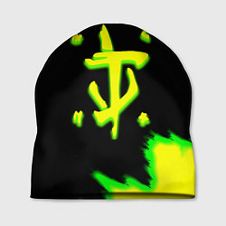 Шапка Doom огненное лого краски, цвет: 3D-принт