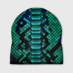 Шапка Кожа зеленой змеи, цвет: 3D-принт