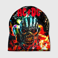 Шапка ACDC рок монстры