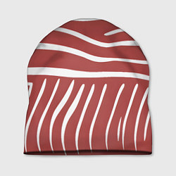 Шапка Полоски красной зебры, цвет: 3D-принт