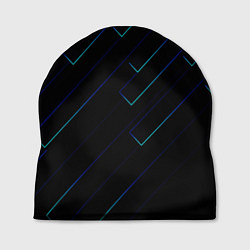 Шапка Color blue black