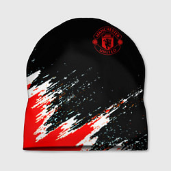 Шапка Манчестер краски штрихи, цвет: 3D-принт