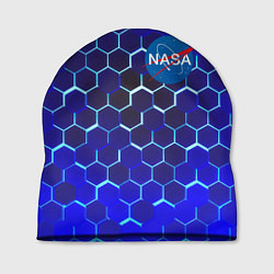 Шапка Nasa голубая броня, цвет: 3D-принт