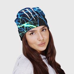 Шапка Monster energy electro, цвет: 3D-принт — фото 2