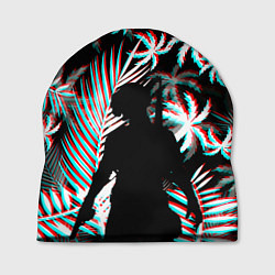 Шапка Pubg тропики глитч, цвет: 3D-принт