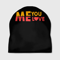 Шапка Me and you - Love