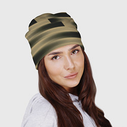 Шапка Color yellow square, цвет: 3D-принт — фото 2