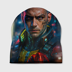 Шапка Мужчина в стиле киберпанка, цвет: 3D-принт