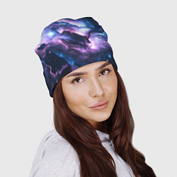 Шапка Фиолетовая туманность, цвет: 3D-принт — фото 2