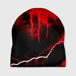Шапка Monster energy red storm, цвет: 3D-принт