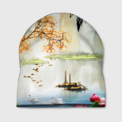 Шапка China Landscape, цвет: 3D-принт