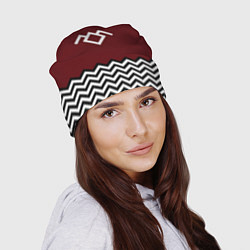 Шапка Твин Пикс - лого, цвет: 3D-принт — фото 2