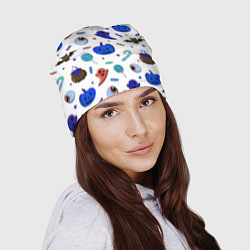 Шапка Halloween white, цвет: 3D-принт — фото 2