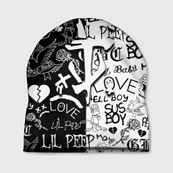 Шапка Doom x liil peep pattern black