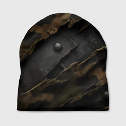 Шапка Камуфляжная ткань на металле, цвет: 3D-принт