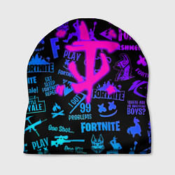 Шапка Fortnite x doom neon logo, цвет: 3D-принт