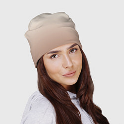 Шапка Градиент песочный, цвет: 3D-принт — фото 2