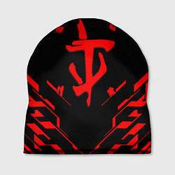 Шапка Doom geometry red steel, цвет: 3D-принт