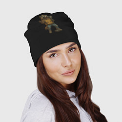 Шапка Don t worry Be happy, цвет: 3D-принт — фото 2