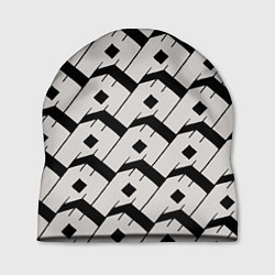 Шапка Три буквы: чёрные, цвет: 3D-принт