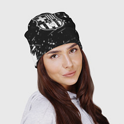 Шапка Barcelona краски белые, цвет: 3D-принт — фото 2