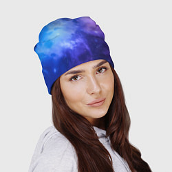 Шапка Неоновый яркий космос, цвет: 3D-принт — фото 2