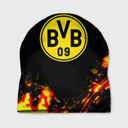 Шапка Borussia огненные краски, цвет: 3D-принт