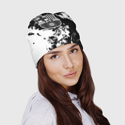 Шапка Juventus белый дым, цвет: 3D-принт — фото 2