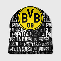 Шапка Borussia мафия текстура надписи, цвет: 3D-принт